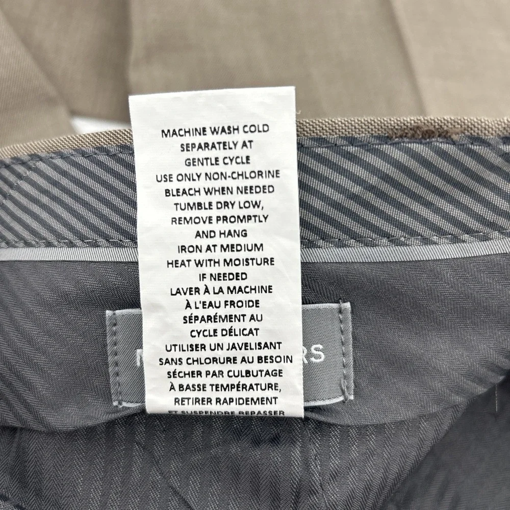 Michael Kors Dress Pants Men's 36 Beige Brown Tan Business Office Dad Profession